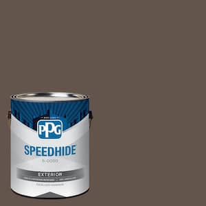 1 gal. PPG1076-7 Ground Coffee Satin Exterior Paint