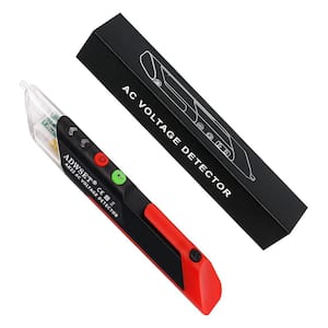 Non-Contact Voltage Tester Pen for Live/Null Wire Breakpoints Test, Dual Range AC12V-1000V Buzzer Alarm Black and Red.