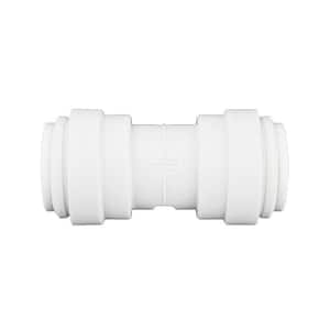 1/2 in. O.D. x 1/2 in. O.D. NPTF Polypropylene Push-to-Connect Coupling Fitting