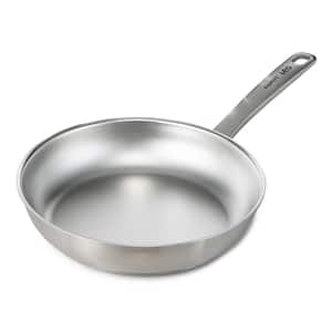 BergHOFF Graphite 10 in. Recycled 18/10 Stainless Steel Frying Pan in Silver