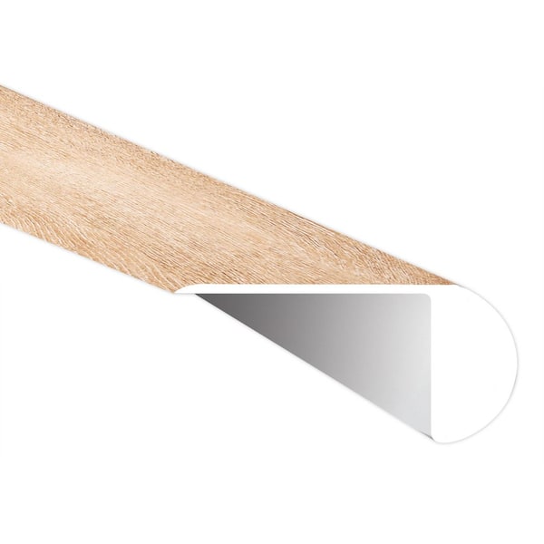 A&A Surfaces Brinley Hartley 1.03 in. T x 2.23 in. W x 94 in. L Luxury Overlapping Stair Nose Molding Trim