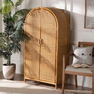 Paloma Light Honey Rattan Storage Cabinet