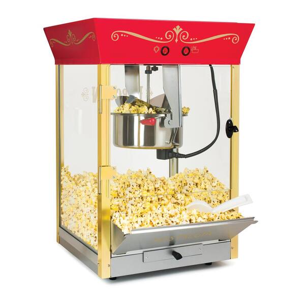 Nostalgia NKPCONCRT10RD Concession Popcorn Cart - Red