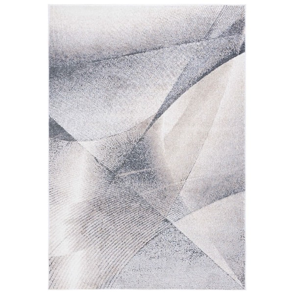 SAFAVIEH Opal 4 ft. x 6 ft. Gray/Ivory Abstract Gradient Area Rug