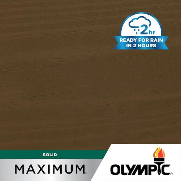 Maximum 5 gal. SC-1056 Olivewood Solid Color Exterior Stain and Sealer in One