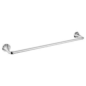 Delancey 24 in. Wall Mounted Towel Bar in Polished Chrome