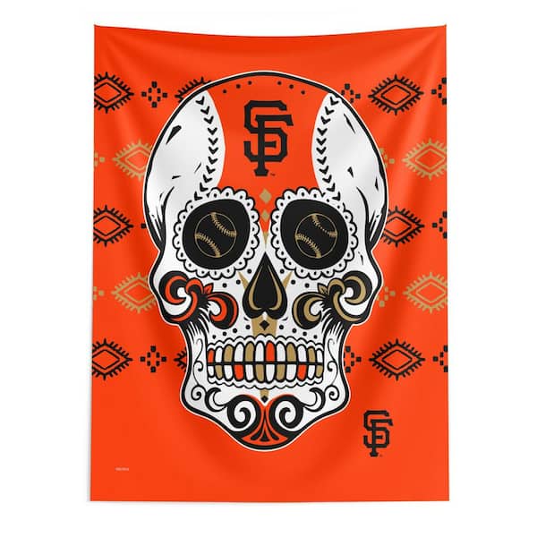 THE NORTHWEST GROUP MLB SF Giants Candy Skull Printed Wall Hanging