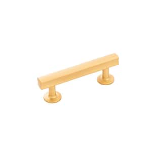 Woodward Collection 3 in. (76 mm) Center-to-Center Brushed Golden Brass Finish Cabinet Pull (10-Pack)