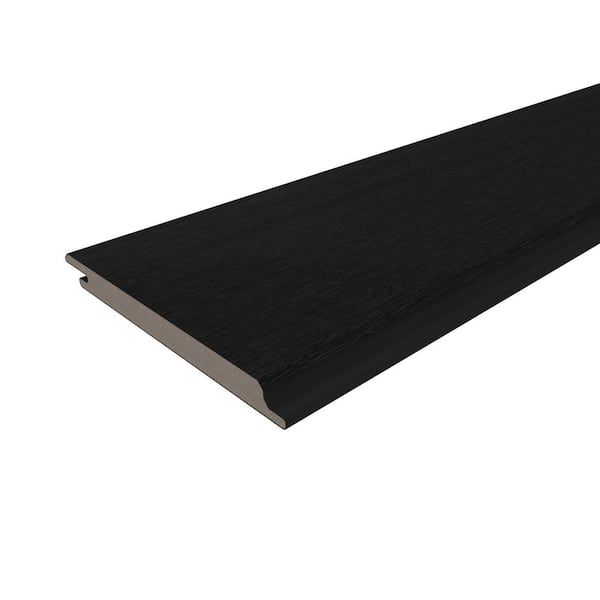 All Weather Siding Pro 5.59 in. x 192 in. Straight Grain Indian Ebony Composite Lap Siding