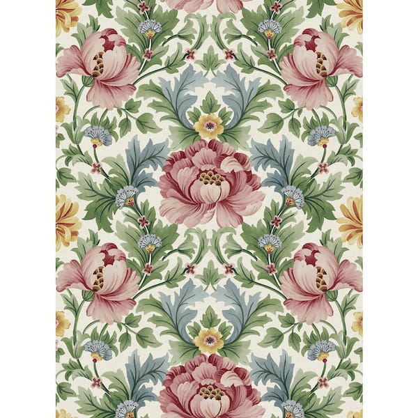 NextWall 30.75 sq. ft. Spring Bloom Floral Garden Vinyl Peel and Stick Wallpaper Roll