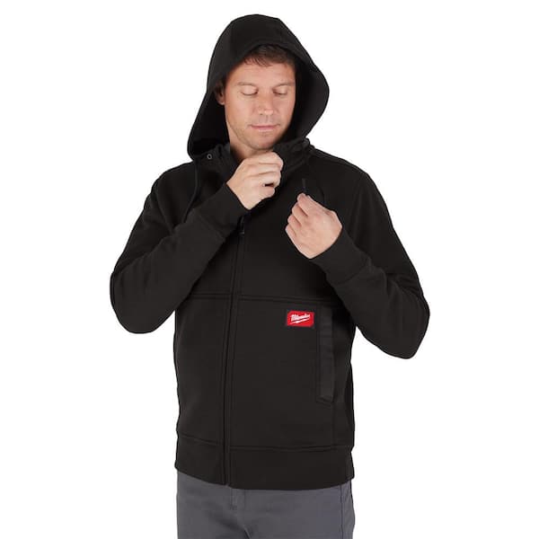 Milwaukee Men's 2X-Large Black GRIDIRON Full-Zip Hoodie M250B-2X