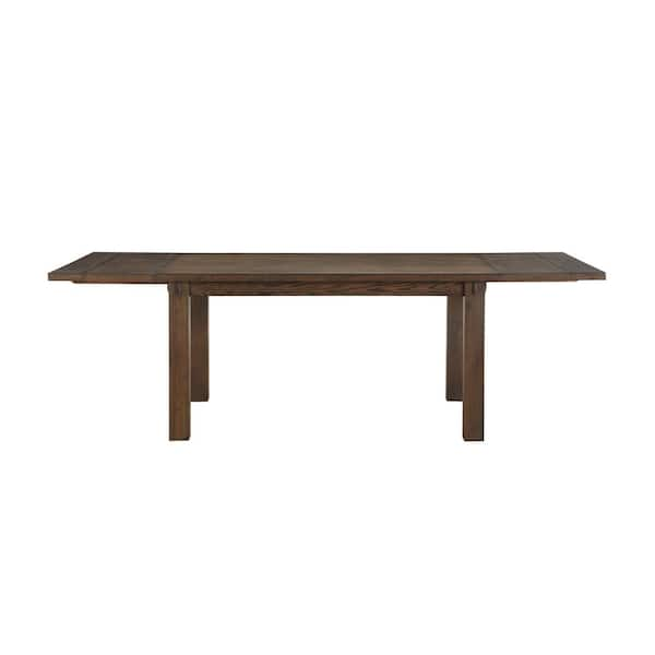 Acme Furniture Nabirye Dark Oak Dining Table 73160 - The Home Depot