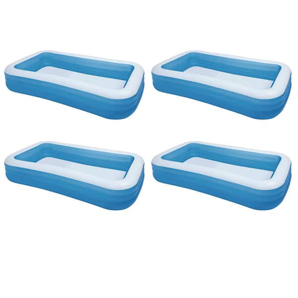 Intex Swim Center Family Backyard Inflatable Kiddie Swimming Pool (4 Pack)