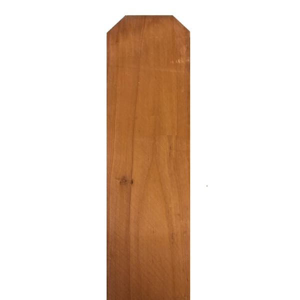 Redwood Empire 5 8 in. x 5 5 8 in. x 6 ft. Redwood Con Heart Dog Ear Wood Fence Picket 20877 06