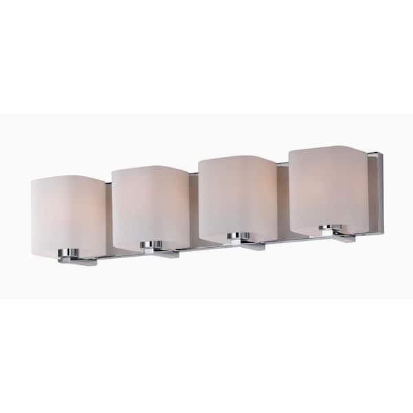 Maxim Lighting Wrap 26.25 in. Wide 4-Light Polished Chrome Vanity Light