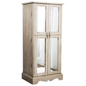 Chelsea Taupe Mist Jewelry Armoire 13inx40inx18in