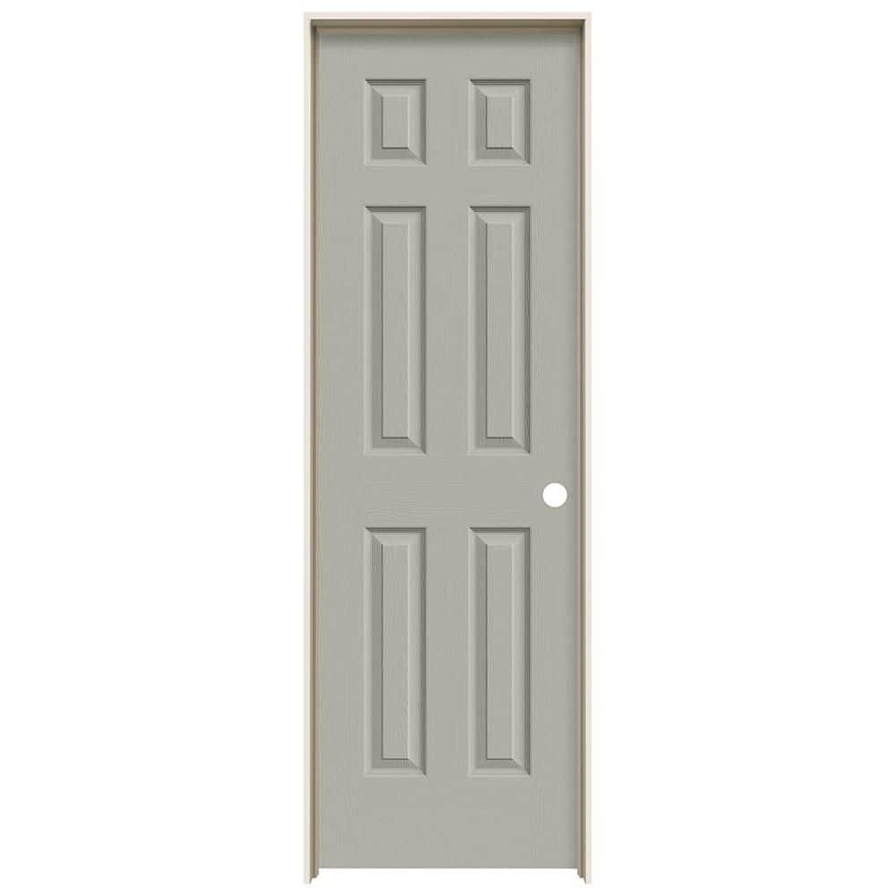 24 in. x 80 in. Colonist Vanilla Painted Left-Hand Textured Molded Composite Single Prehung Interior Door price history on PriceWatchPro