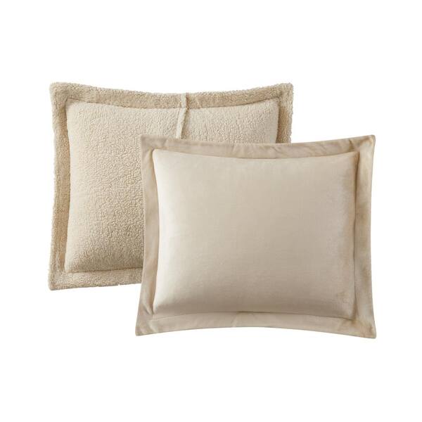 Sweet Home Collection 3 Piece Dante Fleece Sherpa Comforter Set