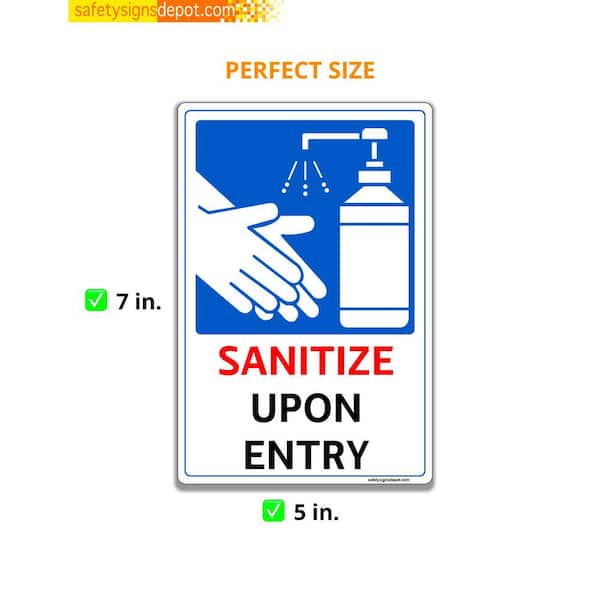 self adhesive sign Details about   Sanitiser Sign Use Sanitiser Stickers Sanitising Station 