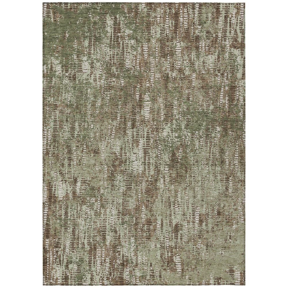 Chantille Machine Washable Indoor/Outdoor Abstract ACN2710 Olive 3 ft. x 5 ft. Area Rug price history on PriceWatchPro