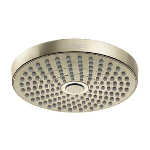 Croma Select S Patterns 2.5 GPM 7 in. Fixed Shower Head in Polished Nickel