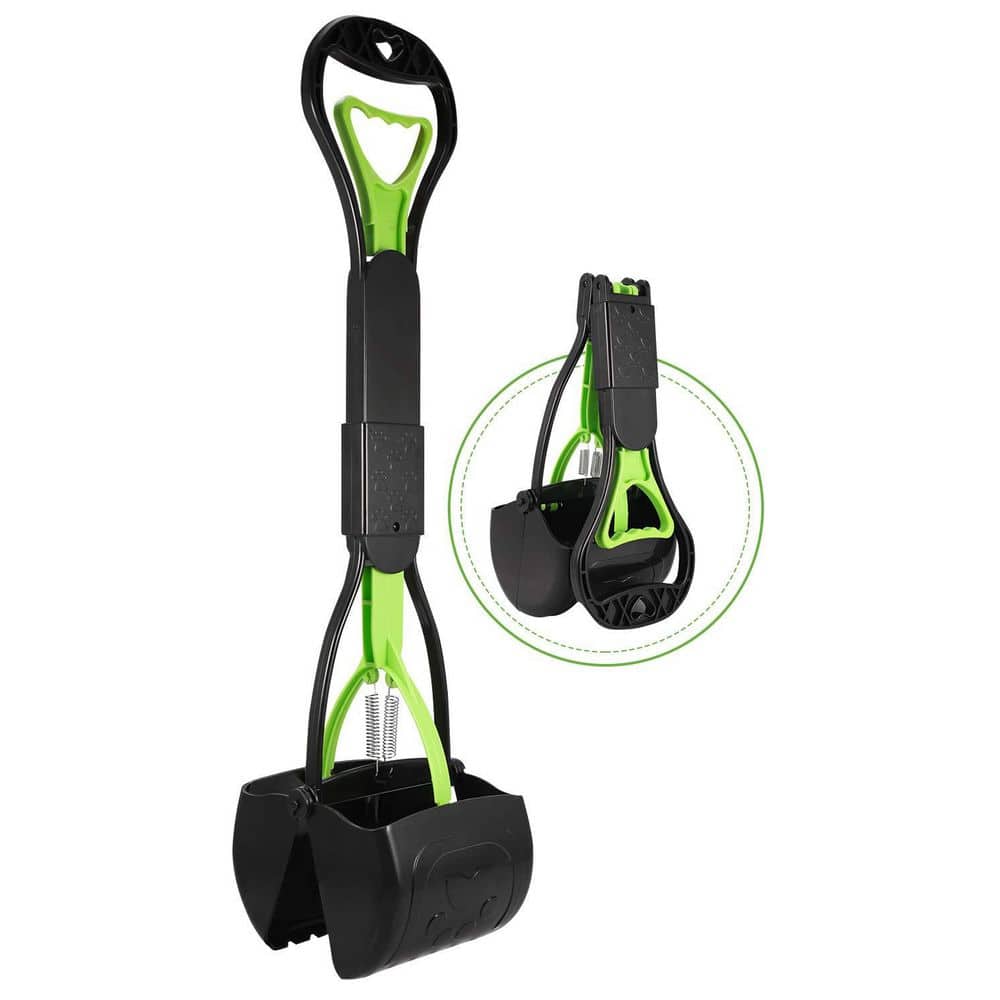 Pet Pooper Scooper with Long Handle High Strength Material Durable Spring for Easy Waste Pickup on Grass Gravel price history on PriceWatchPro