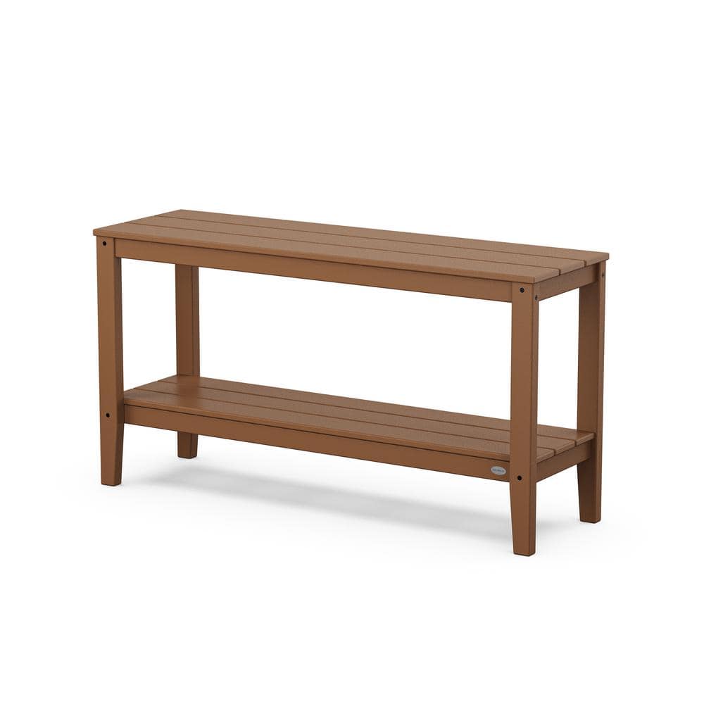 Newport Rectangular Teak Plastic Outdoor Console Table price history on PriceWatchPro