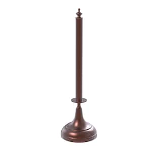 Traditional Counter Top Kitchen Paper Towel Holder in Antique Copper