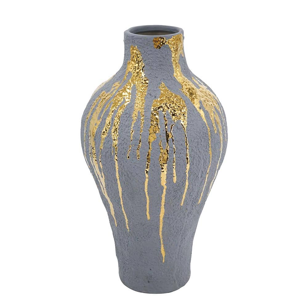 20 in. H Multicolor Geometric Ceramic Accent Vase 1 PC for Entryway Living Room and Table Centerpieces Decor price history on PriceWatchPro