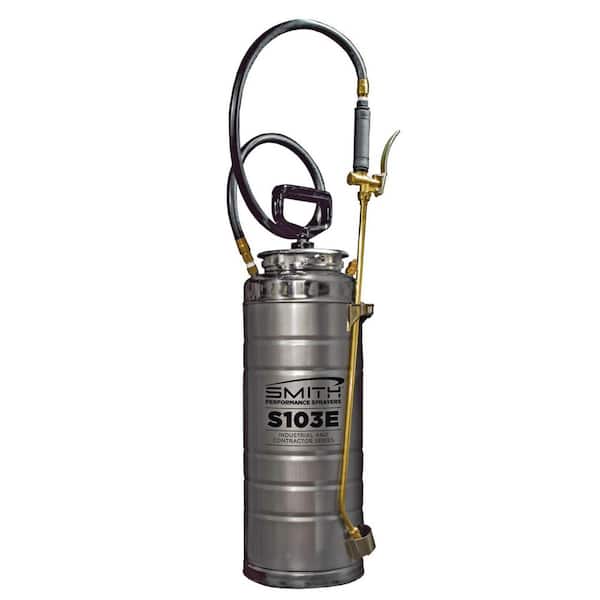 Smith Performance Sprayers 3.5 Gal. Industrial and Contractor Stainless Steel Concrete Compression Sprayer