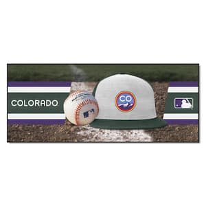 Colorado Rockies Baseball Runner Rug - 30in. x 72in.