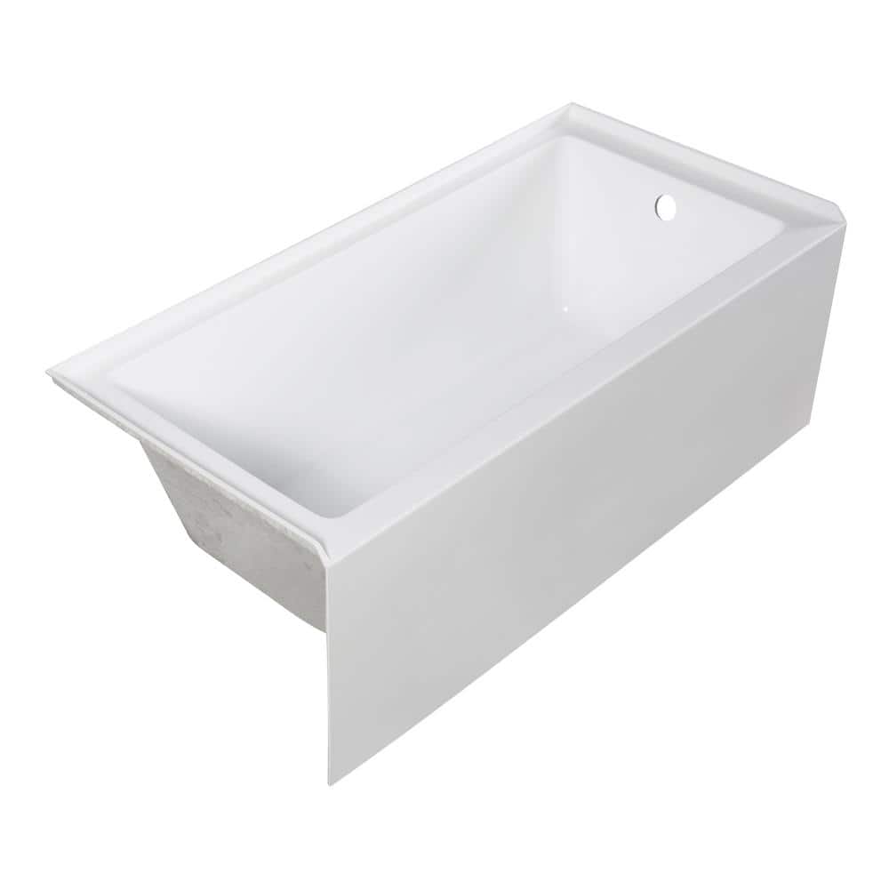 Ursula 60 in. x 32 in. Soaking Bathtub with Right-Hand Drain in White price history on PriceWatchPro