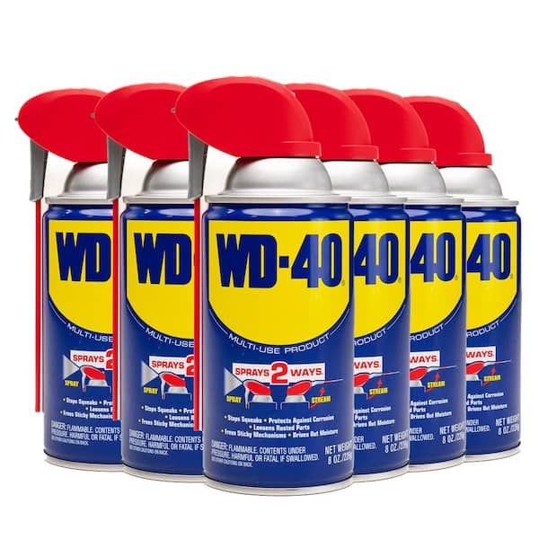 8 oz. Classic Formula, Multi-Purpose Lubricant Spray with Smart Straw (6-Pack)