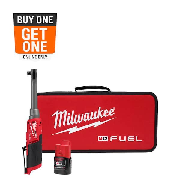 M12 FUEL 12V Lithium-Ion Brushless Cordless 3/8 in. Extended Reach High Speed Ratchet Kit