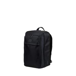 Onyx Collection 16.5 in., Black Nylon Everyday Backpack with USB