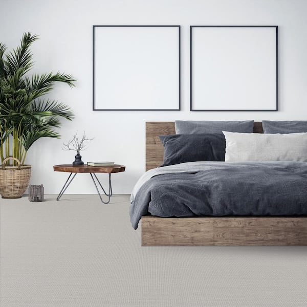 Mirrorball - Glisten Gray - 40 Oz. SD Polyester Pattern Carpet - Installation Required