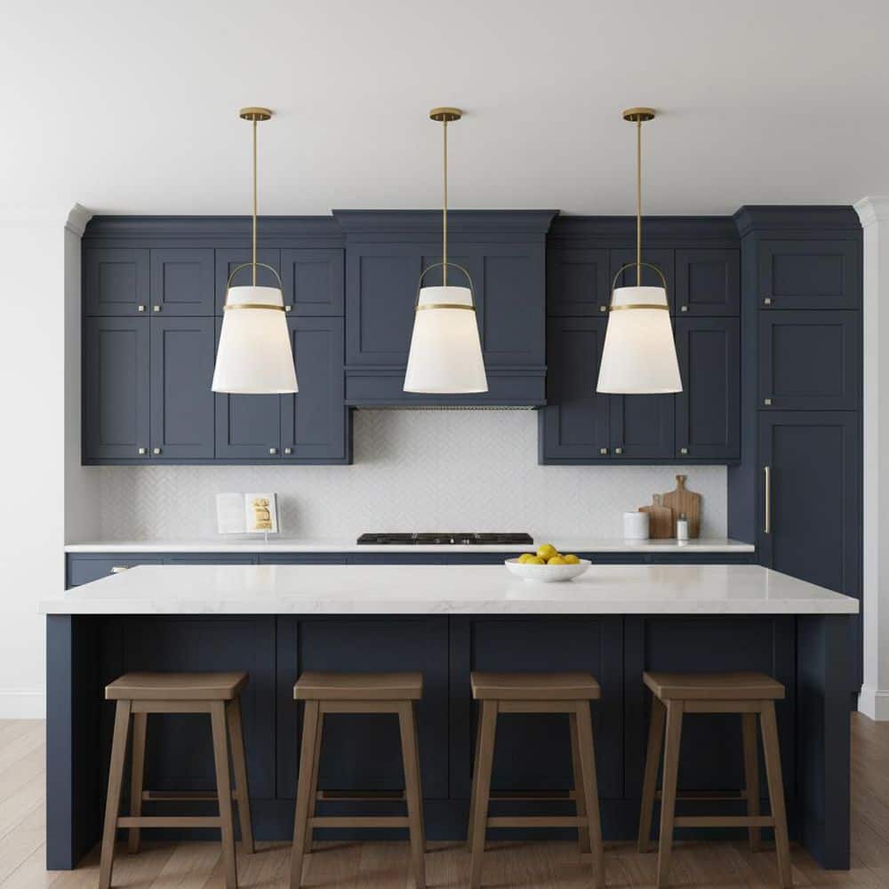Tori 1-Light Lacquered Brass Pendant Light price history on PriceWatchPro