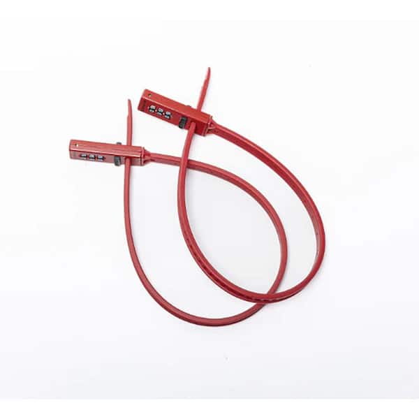 Badger Strap Lock 2-pk. 22 in. Flexible Combination Zip Tie Locks