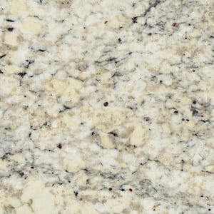 3 in. x 3 in. Granite Countertop Sample in White Ice