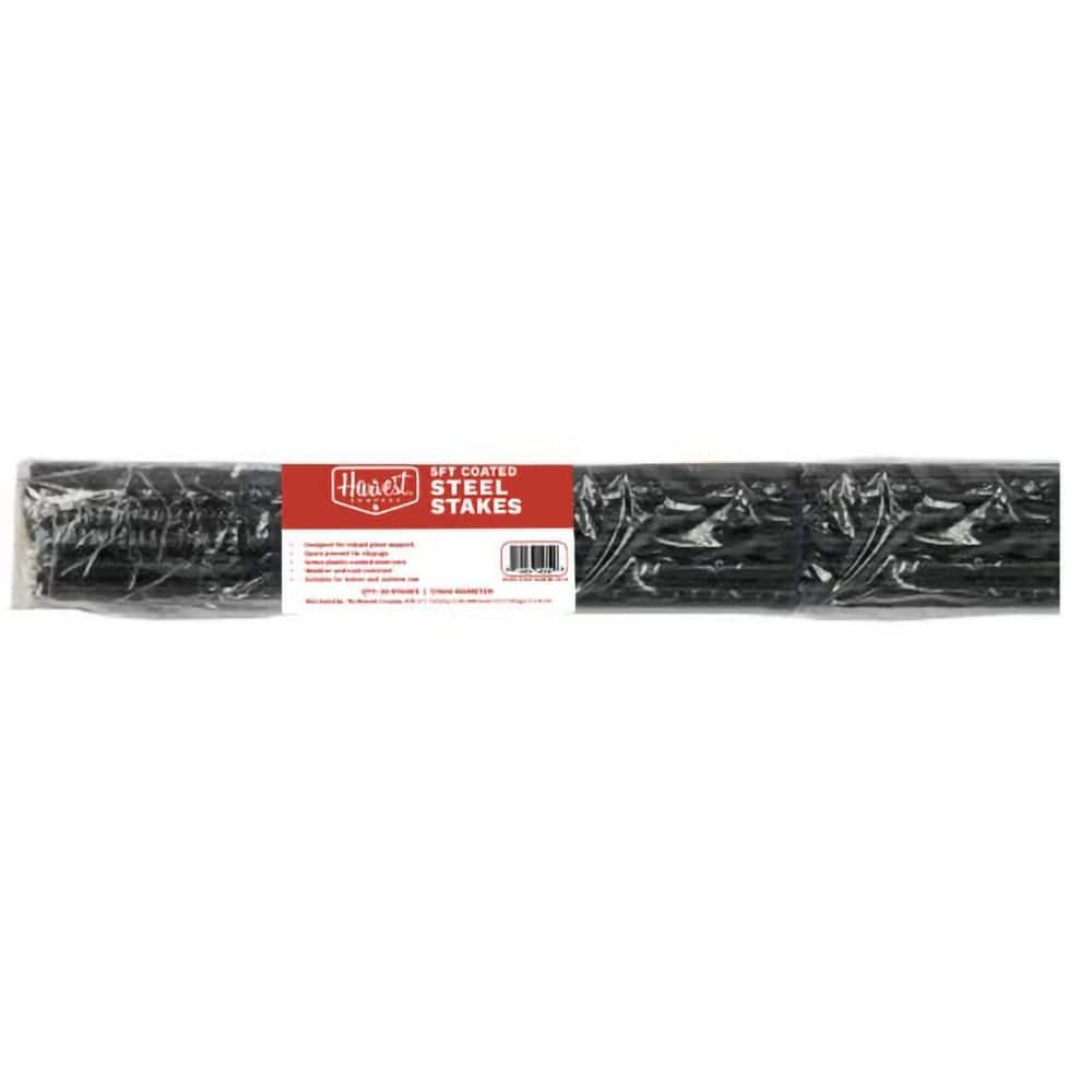 5 ft Coated Steel Garden Stakes 7/16 in. Diameter (20-Pack) price history on PriceWatchPro