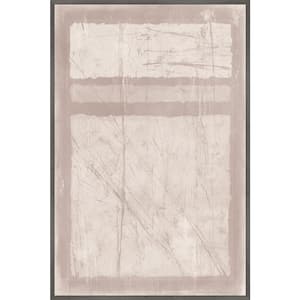 "Chipped Edge" by Marmont Hill Floater Framed Canvas Abstract Art Print 24 in. x 16 in.