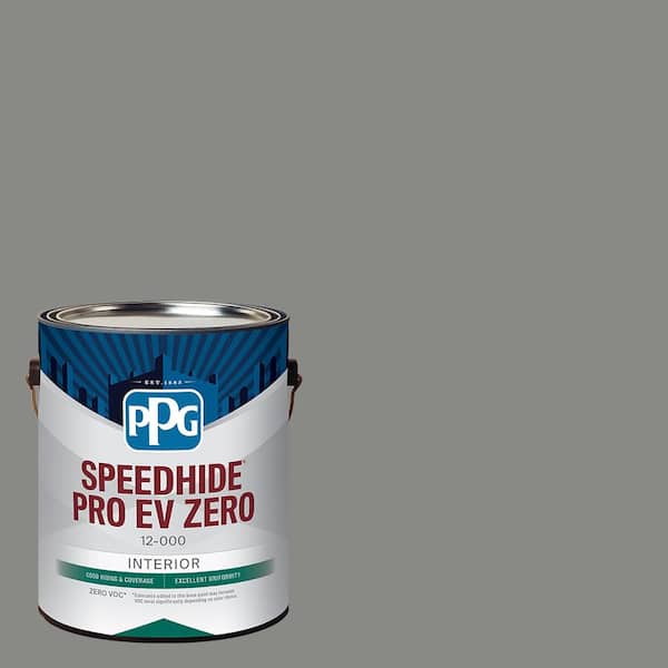 Speedhide Pro EV Zero 1 gal. PPG1010-5 Downpour Semi-Gloss Interior Paint
