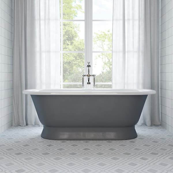 Sample-Atrium 15 in. x 15 in. Honed White Carrara/White Thassos Marble Mosaic Subway Tile