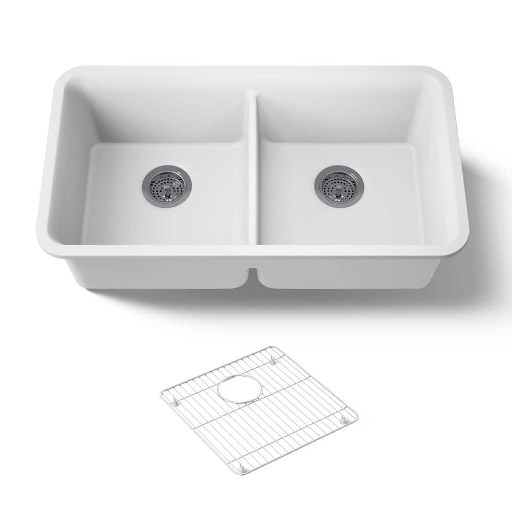 kohh matte-white-kohler-undermount-