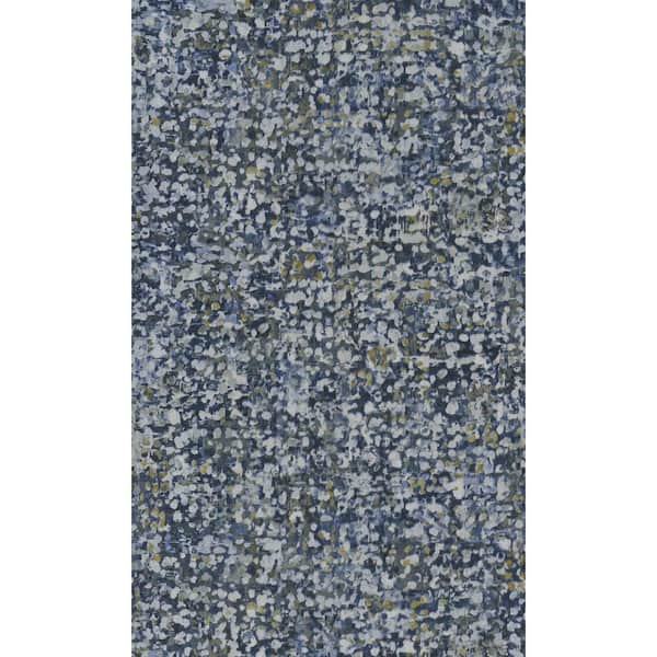 Walls Republic Blue Abstract Floral Design Printed Non-Woven Paper Non-Pasted Textured Wallpaper 57 sq. ft.