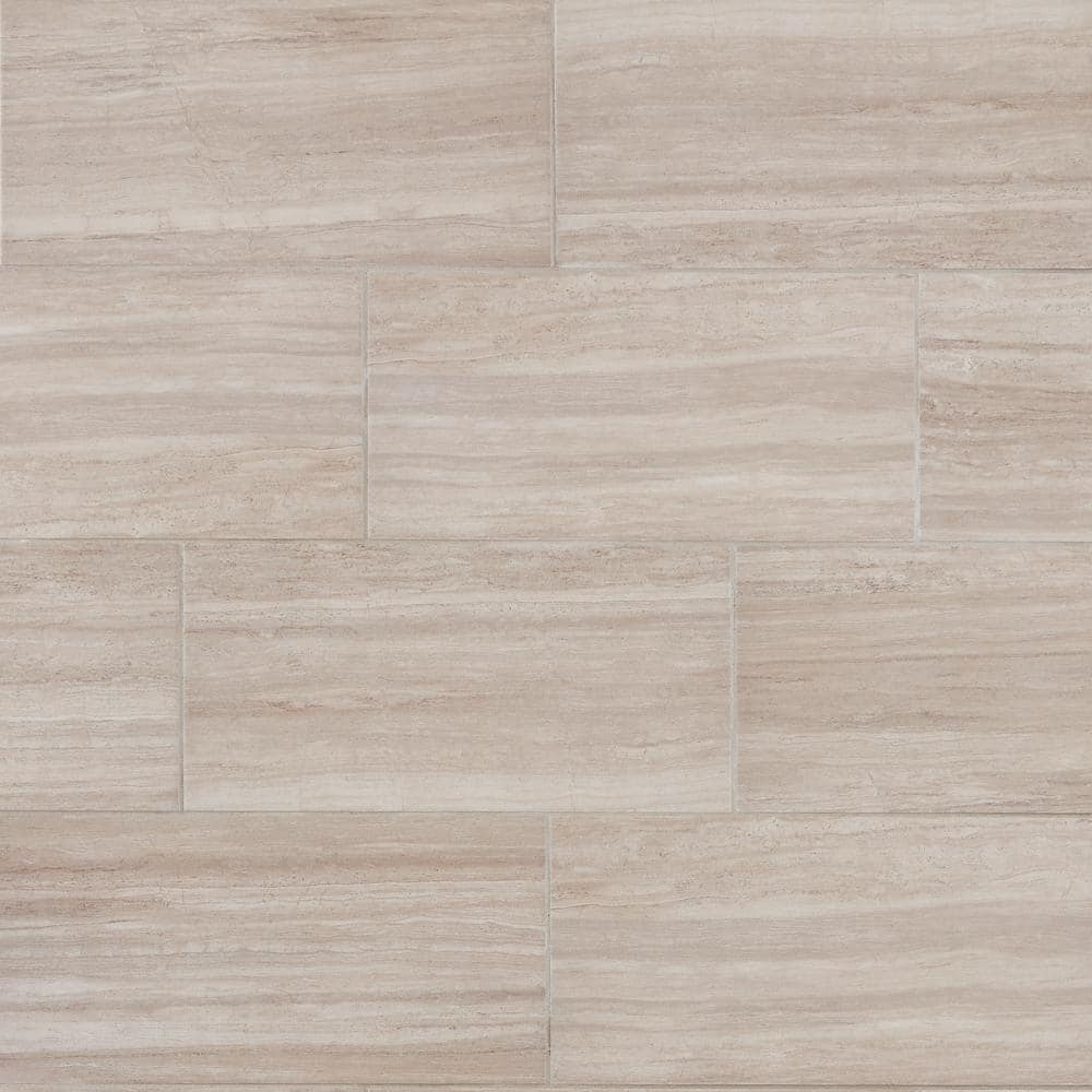 Daltile Rivermont Sand Matte 12 In X 24 In Glazed Ceramic Floor And Wall Tile 1504 Sq Ft Case Rm411224hd1pv The Home Depot