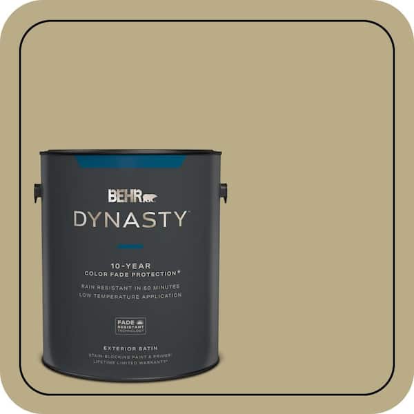 BEHR DYNASTY 1 gal. #S330-4 Fennel Seed Satin Enamel Exterior Stain-Blocking Paint & Primer