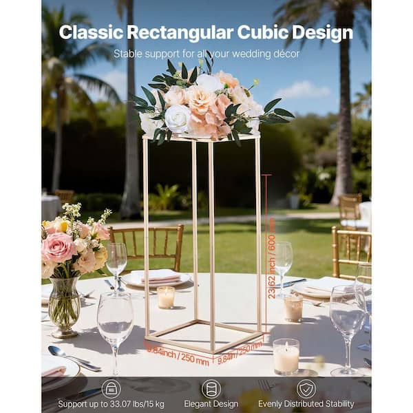 SKYSHALO 10-Piece Wedding Flower Stand, 23.62 in Column Stand