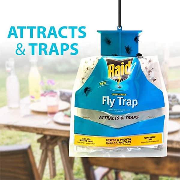 RESCUE Outdoor Disposable Fly Trap FTD-DB12 - The Home Depot