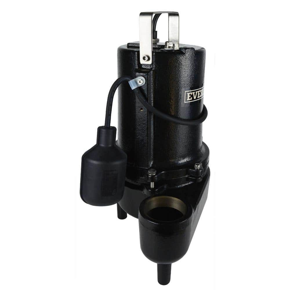 1/2 HP Black Cast Iron Sewage Ejector Pump